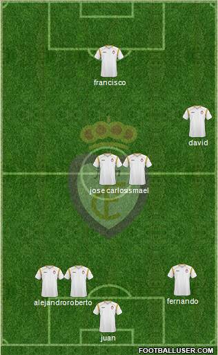 Real Jaén C.F. Formation 2012