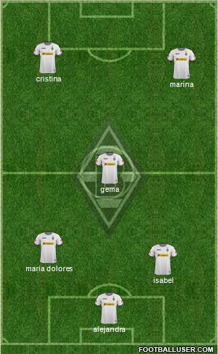 Borussia Mönchengladbach Formation 2012