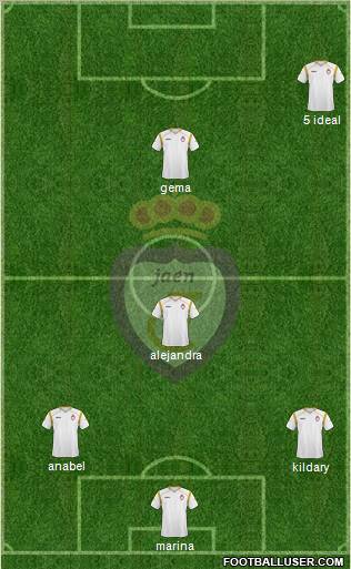 Real Jaén C.F. Formation 2012