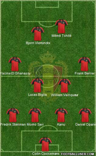 Belgium Formation 2012