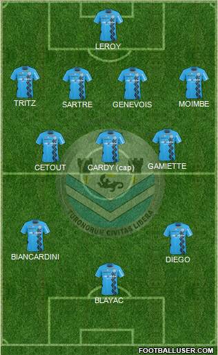 Tours Football Club Formation 2012