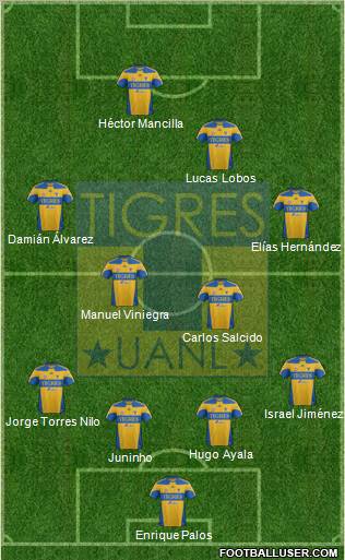 Club Universitario de Nuevo León Formation 2012