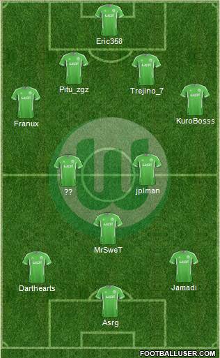 VfL Wolfsburg Formation 2012