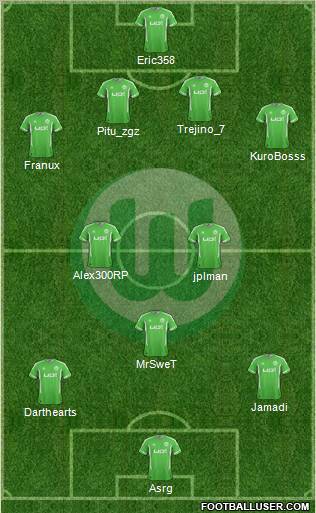 VfL Wolfsburg Formation 2012