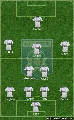 A.J. Auxerre Formation 2012