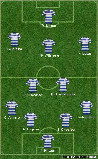 Queens Park Rangers Formation 2012