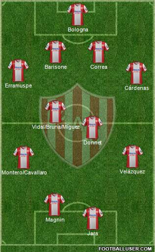 Unión de Santa Fe Formation 2012