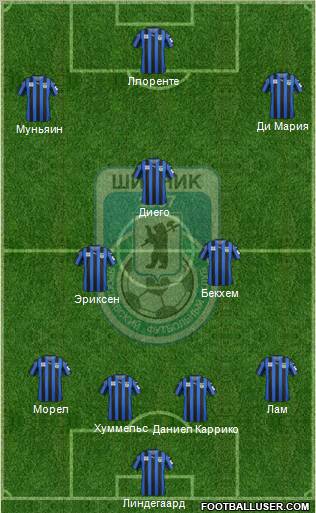 Shinnik Yaroslavl Formation 2012