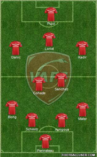 Valenciennes Football Club Formation 2012