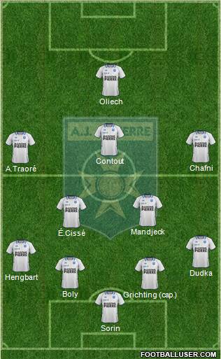 A.J. Auxerre Formation 2012