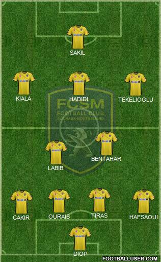 FC Sochaux-Montbéliard Formation 2012