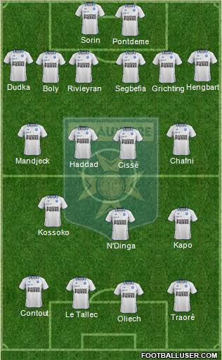 A.J. Auxerre Formation 2012