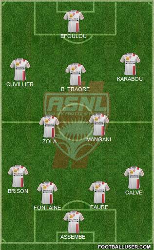 A.S. Nancy Lorraine Formation 2012