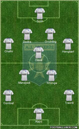 A.J. Auxerre Formation 2012