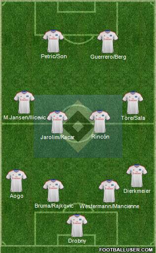 Hamburger SV Formation 2012