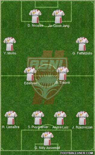 A.S. Nancy Lorraine Formation 2012