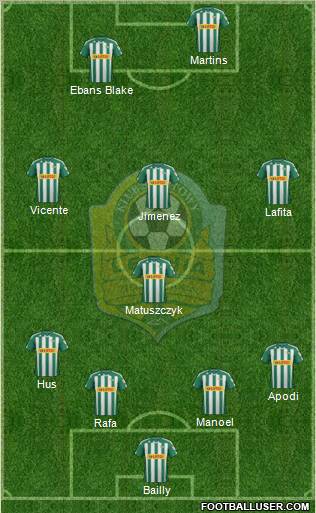 Lechia Gdansk Formation 2012