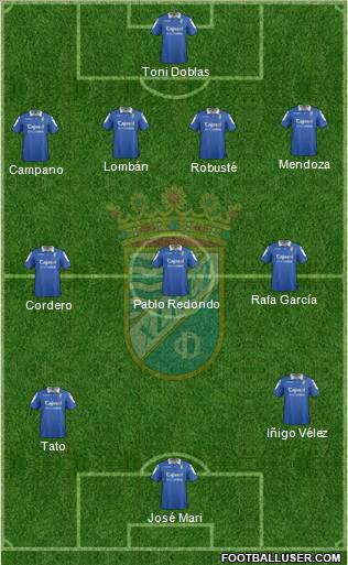 Xerez C.D., S.A.D. Formation 2012