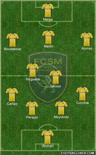 FC Sochaux-Montbéliard Formation 2012