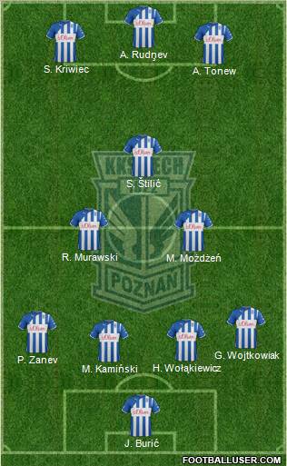 Lech Poznan Formation 2012