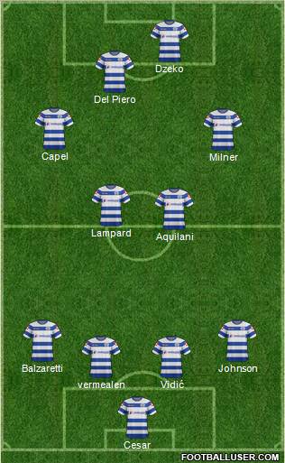 Queens Park Rangers Formation 2012