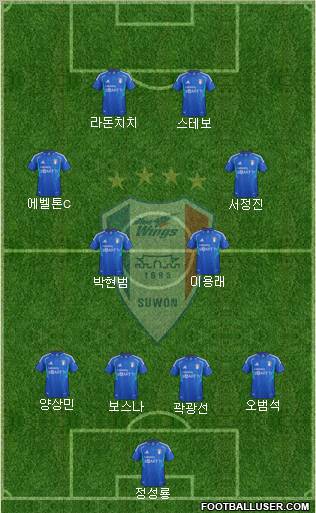 Suwon Samsung Blue Wings Formation 2012