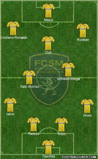 FC Sochaux-Montbéliard Formation 2012