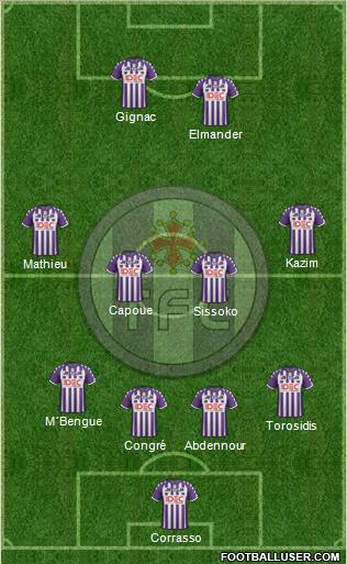 Toulouse Football Club Formation 2012