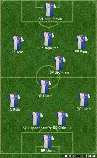 Blackburn Rovers Formation 2012