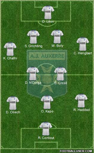 A.J. Auxerre Formation 2012