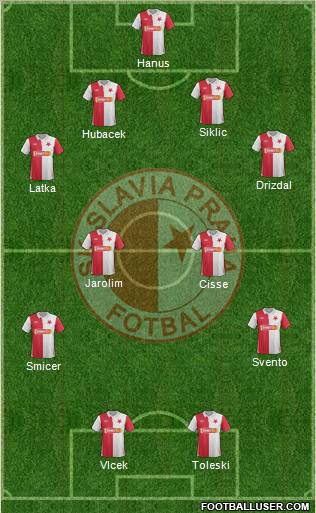 Slavia Prague Formation 2012