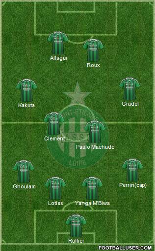 A.S. Saint-Etienne Formation 2012