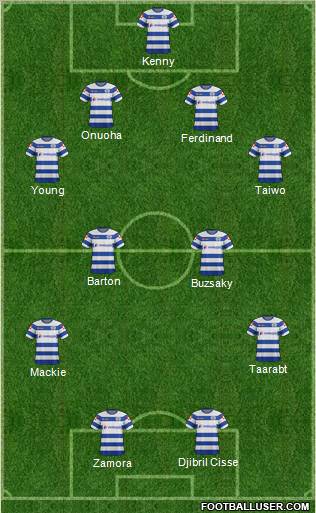 Queens Park Rangers Formation 2012