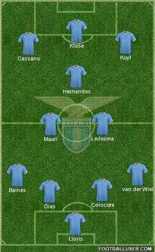 S.S. Lazio Formation 2012