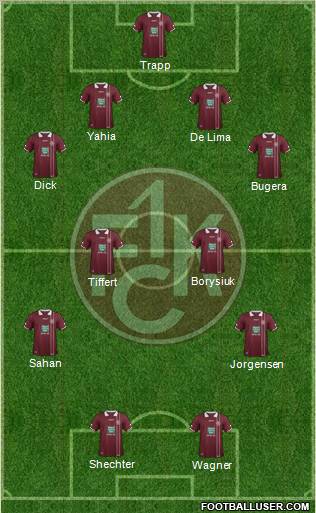 1.FC Kaiserslautern Formation 2012