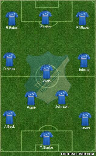 TSG 1899 Hoffenheim Formation 2012