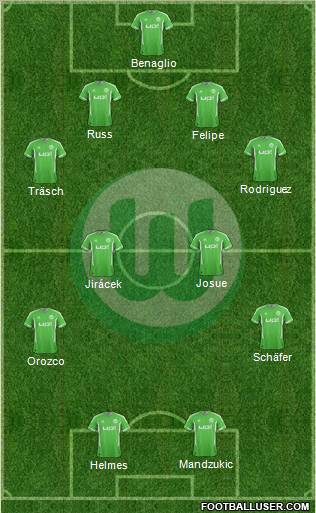 VfL Wolfsburg Formation 2012