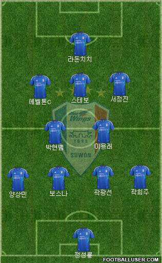 Suwon Samsung Blue Wings Formation 2012