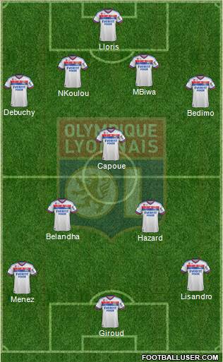 Olympique Lyonnais Formation 2012