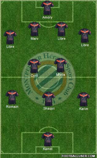 Montpellier Hérault Sport Club Formation 2012