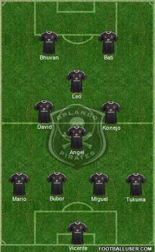 Orlando Pirates Formation 2012