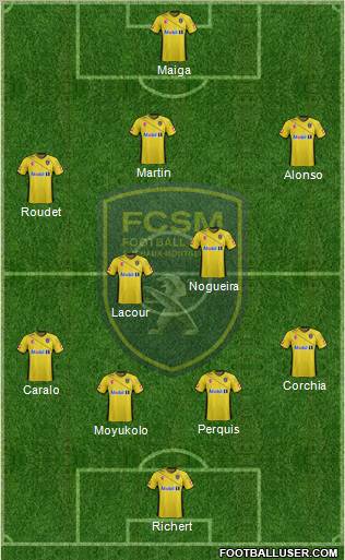 FC Sochaux-Montbéliard Formation 2012