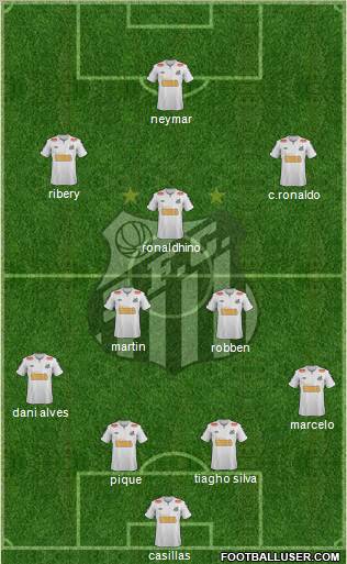 Santos FC Formation 2012