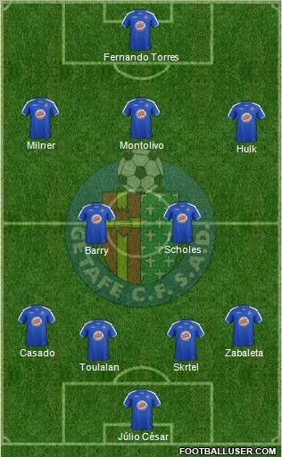 Getafe C.F., S.A.D. Formation 2012