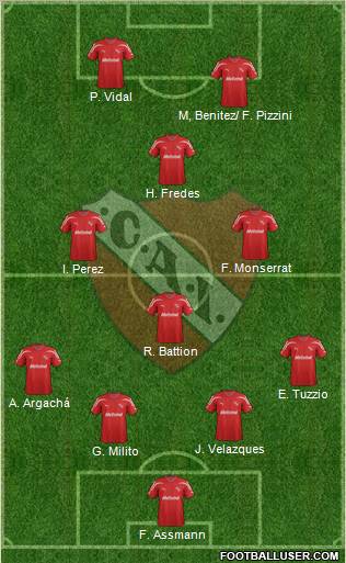 Independiente Formation 2012