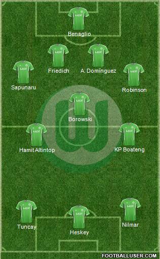 VfL Wolfsburg Formation 2012