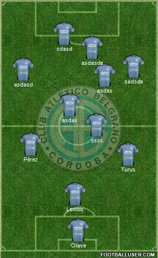 Belgrano de Córdoba Formation 2012