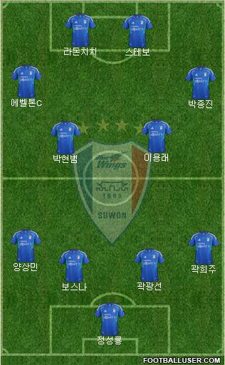 Suwon Samsung Blue Wings Formation 2012