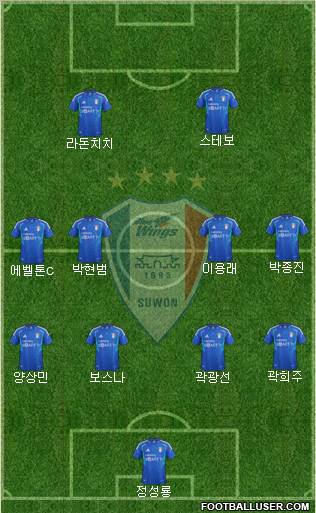 Suwon Samsung Blue Wings Formation 2012