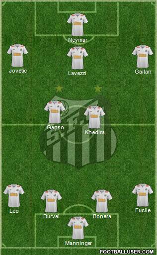 Santos FC Formation 2012